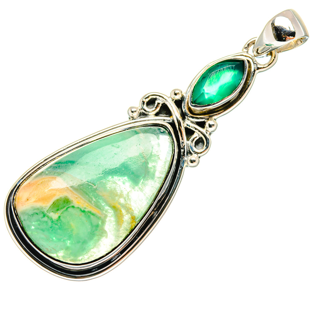 Peruvian Opal Pendants handcrafted by Anasilvercos - PD18187