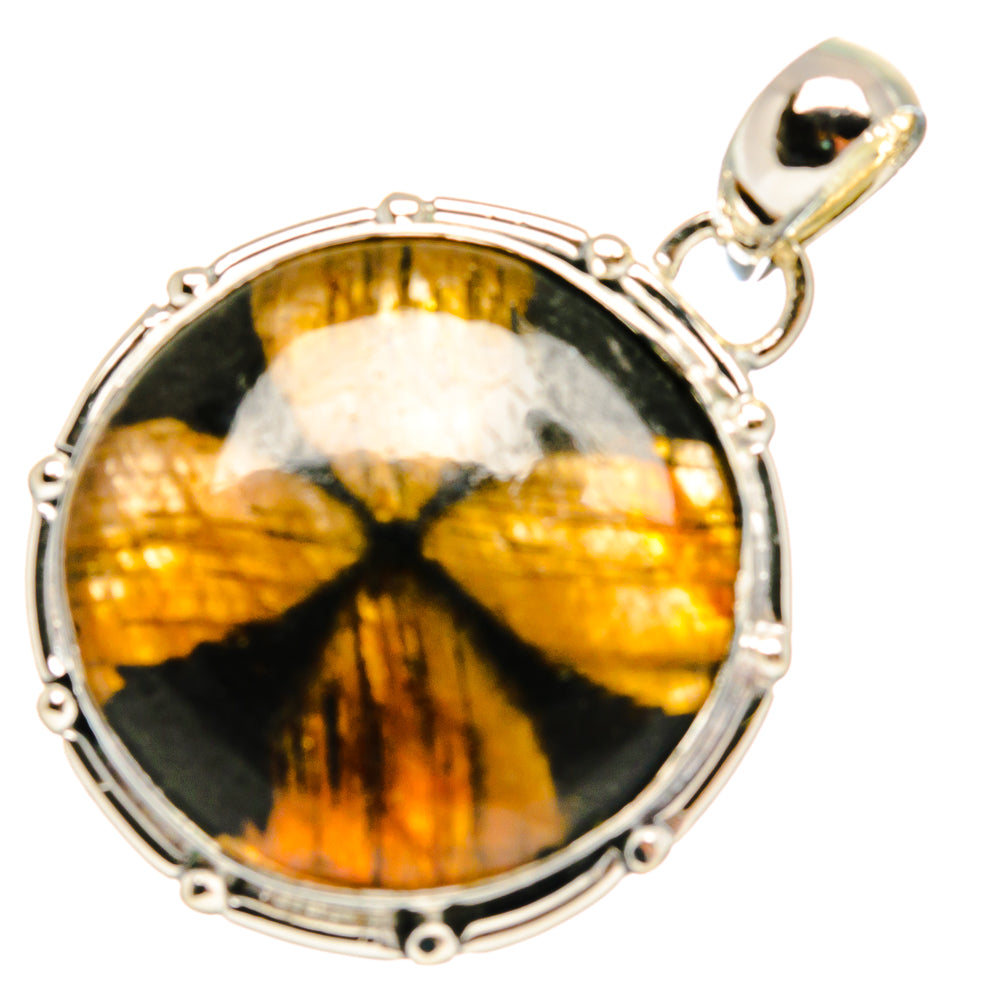 Chiastolite Pendants handcrafted by Anasilvercos - PD18203