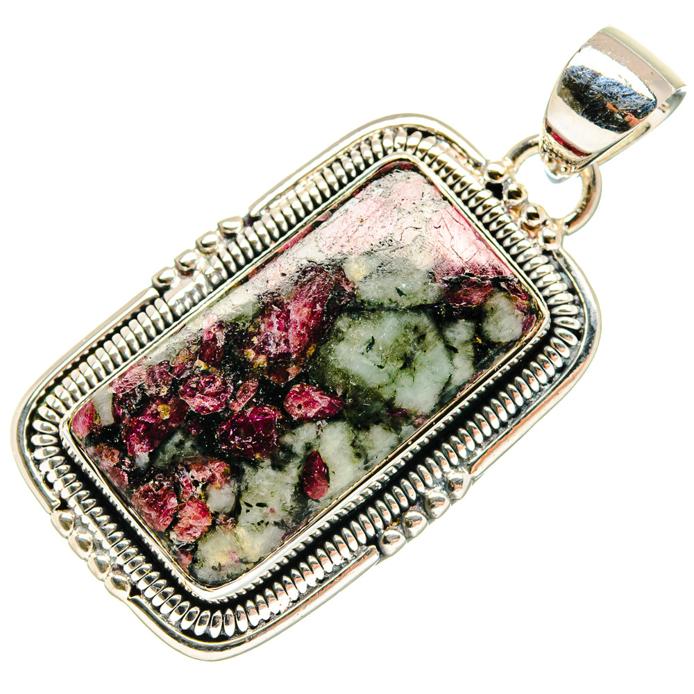 Russian Eudialyte Pendants handcrafted by Anasilvercos - PD18217