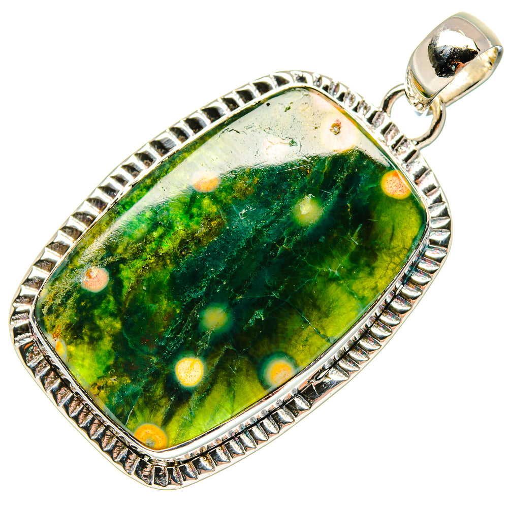 Ocean Jasper Pendants handcrafted by Anasilvercos - PD18219