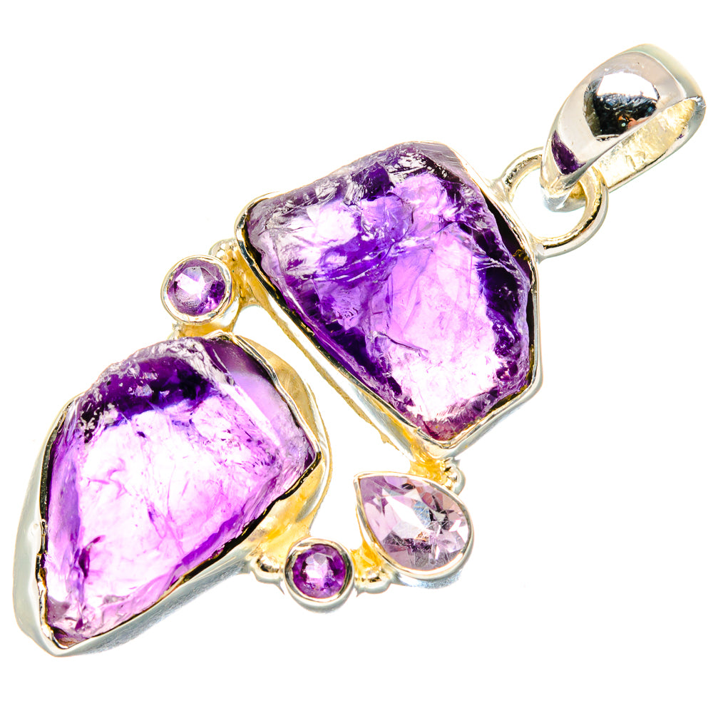 Amethyst Pendants handcrafted by Anasilvercos - PD18221