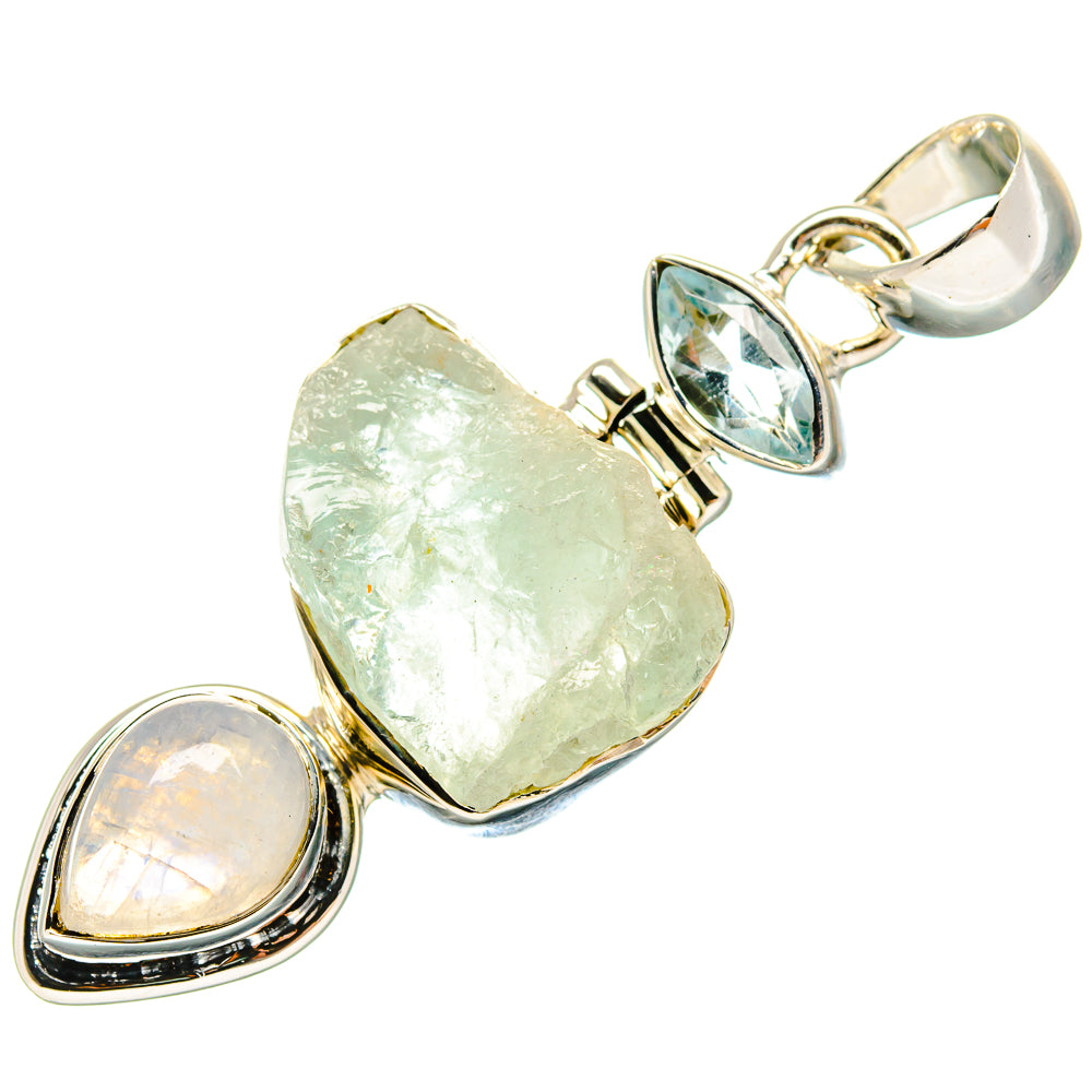 Aquamarine Pendants handcrafted by Anasilvercos - PD18222