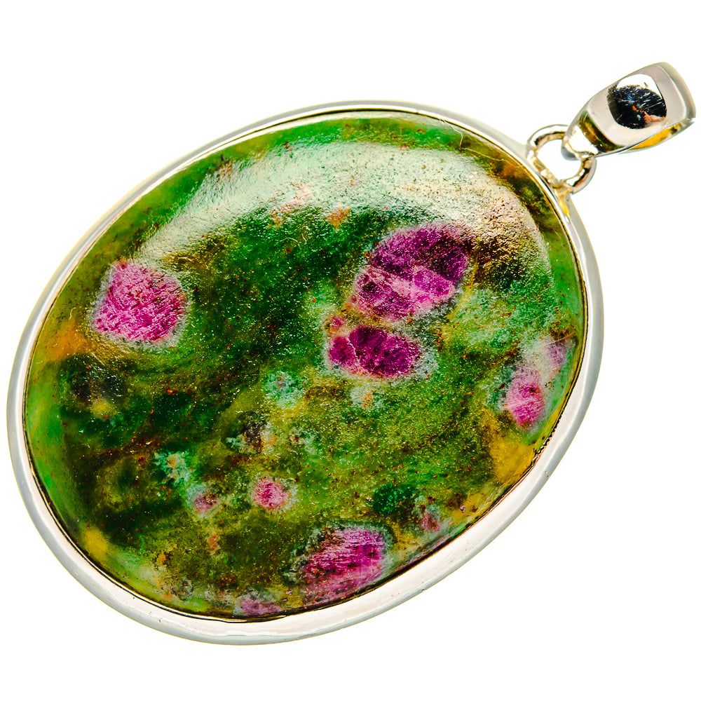 Ruby Fuchsite Pendants handcrafted by Anasilvercos - PD18234
