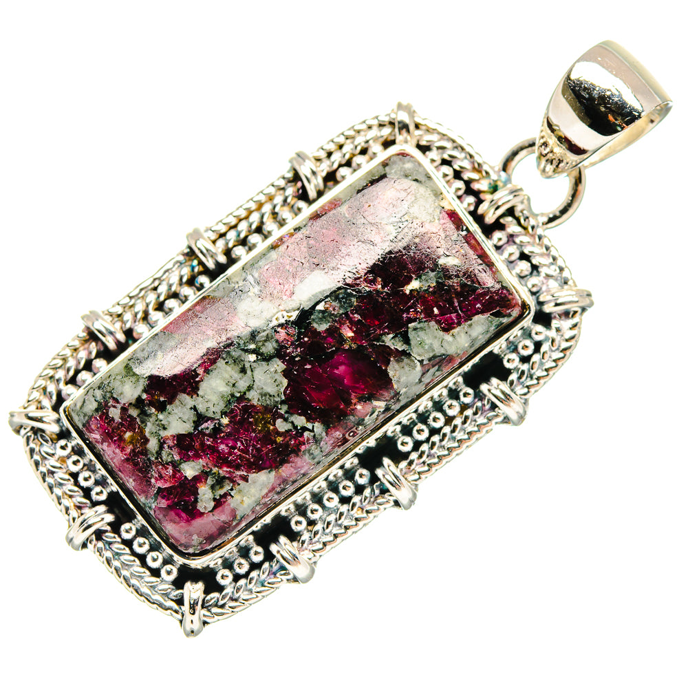 Russian Eudialyte Pendants handcrafted by Anasilvercos - PD18236