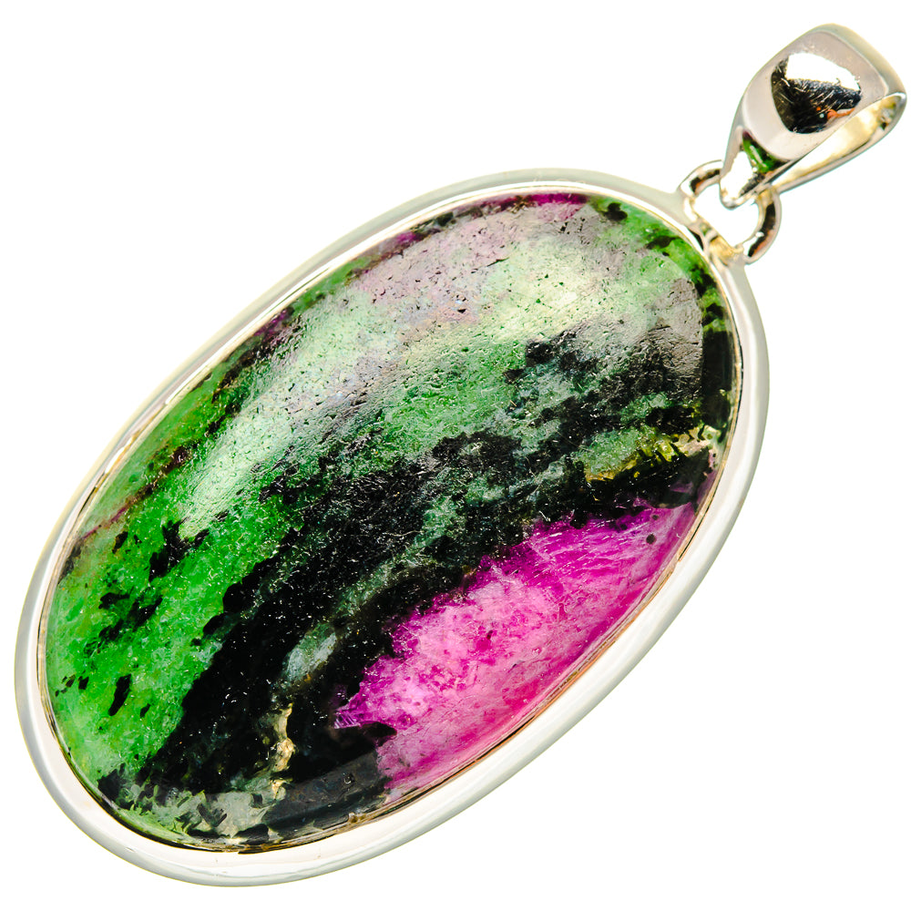 Ruby Zoisite Pendants handcrafted by Anasilvercos - PD18245