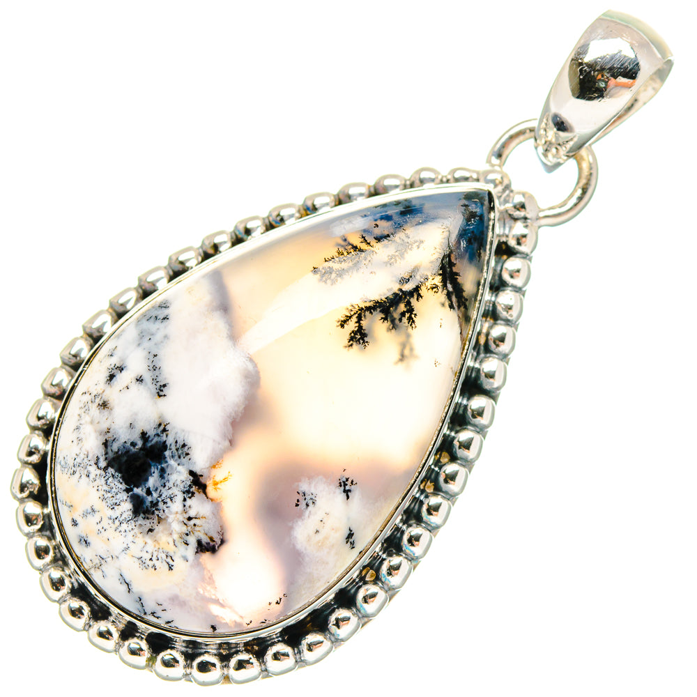 Dendritic Opal Pendants handcrafted by Anasilvercos - PD18250