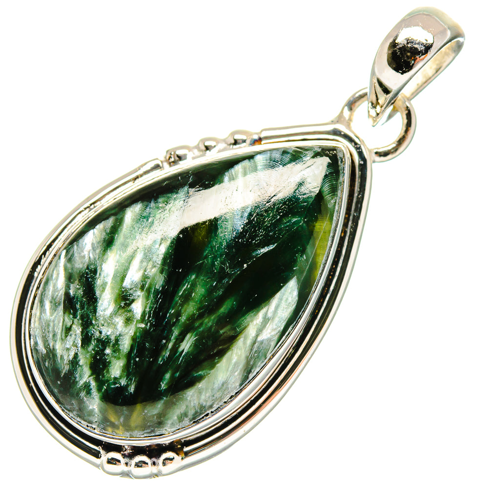 Seraphinite Pendants handcrafted by Anasilvercos - PD18251