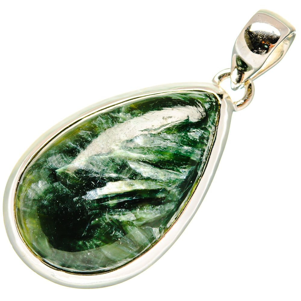 Seraphinite Pendants handcrafted by Anasilvercos - PD18263