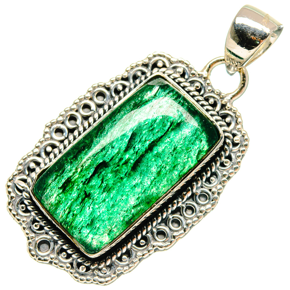 Green Aventurine Pendants handcrafted by Anasilvercos - PD18274