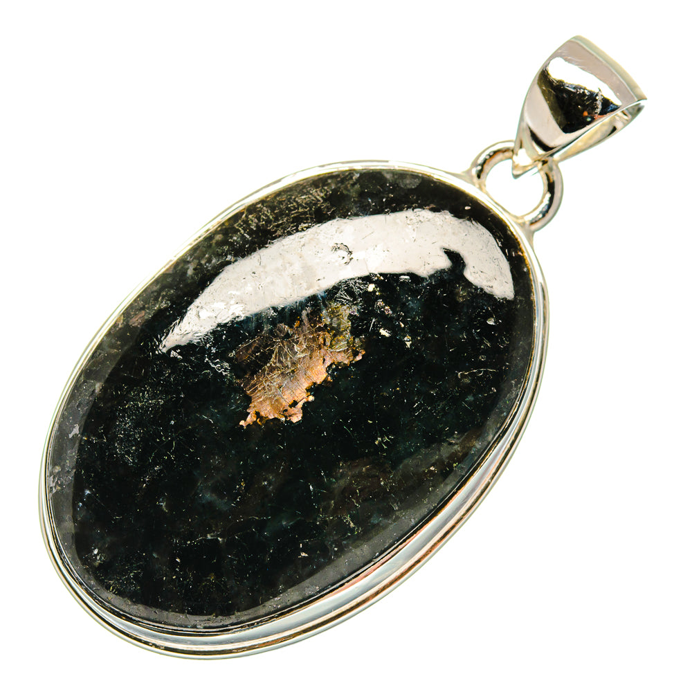 Black Agate Pendants handcrafted by Anasilvercos - PD18278