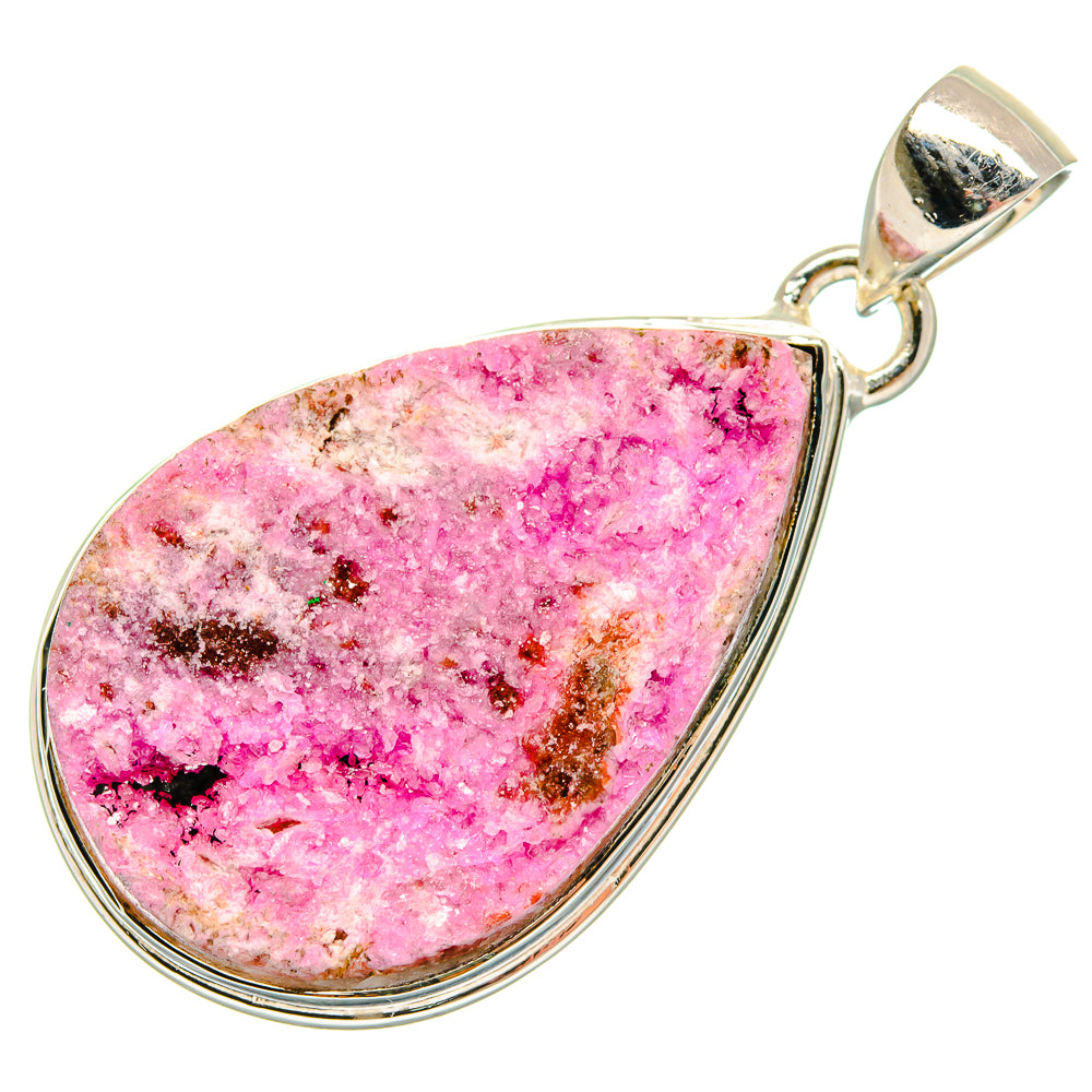 Cobalto Calcite Druzy Pendants handcrafted by Anasilvercos - PD18300