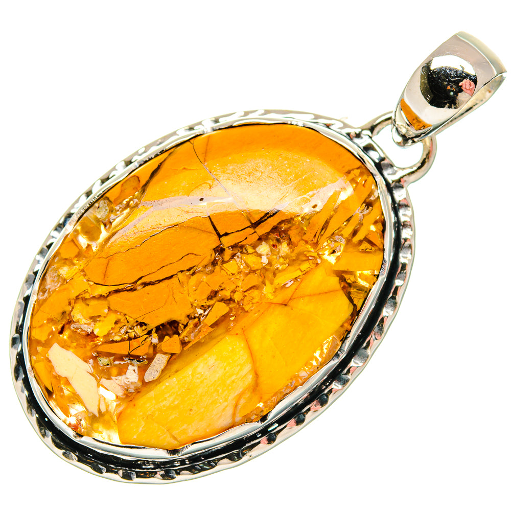 Brecciated Mookaite Pendants handcrafted by Anasilvercos - PD18335