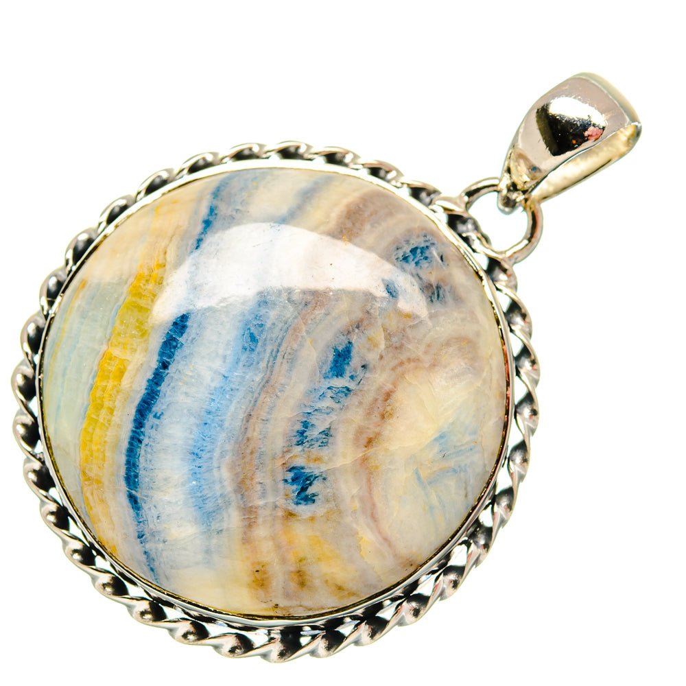 Blue Scheelite Pendants handcrafted by Anasilvercos - PD18341