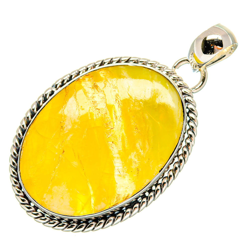 Plume Agate Pendants handcrafted by Anasilvercos - PD18345
