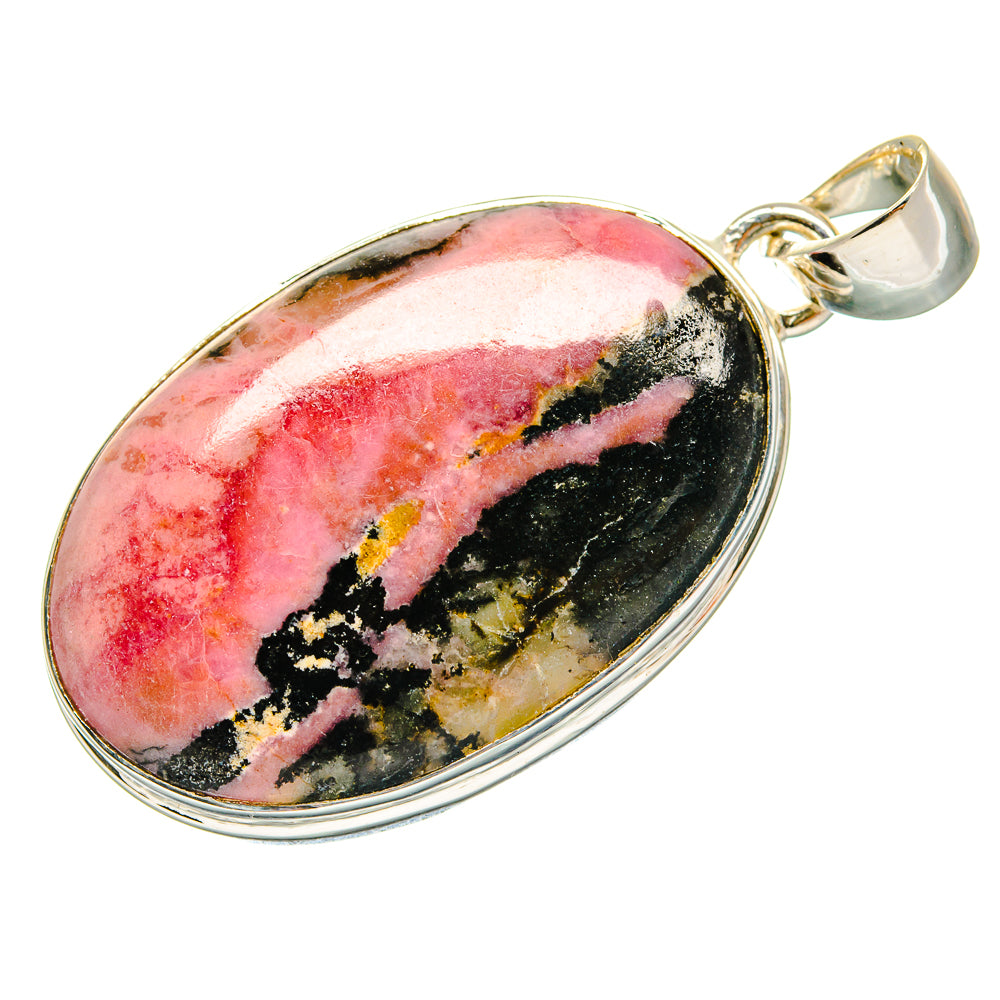 Rhodonite Pendants handcrafted by Anasilvercos - PD18352