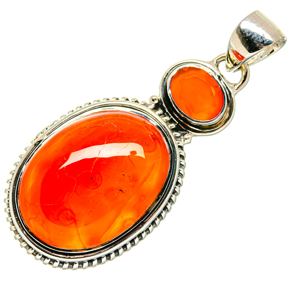 Carnelian Pendants handcrafted by Anasilvercos - PD18369