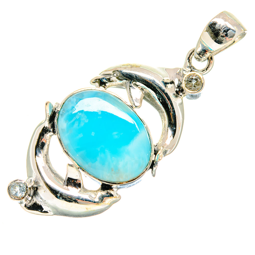 Larimar Pendants handcrafted by Anasilvercos - PD18371