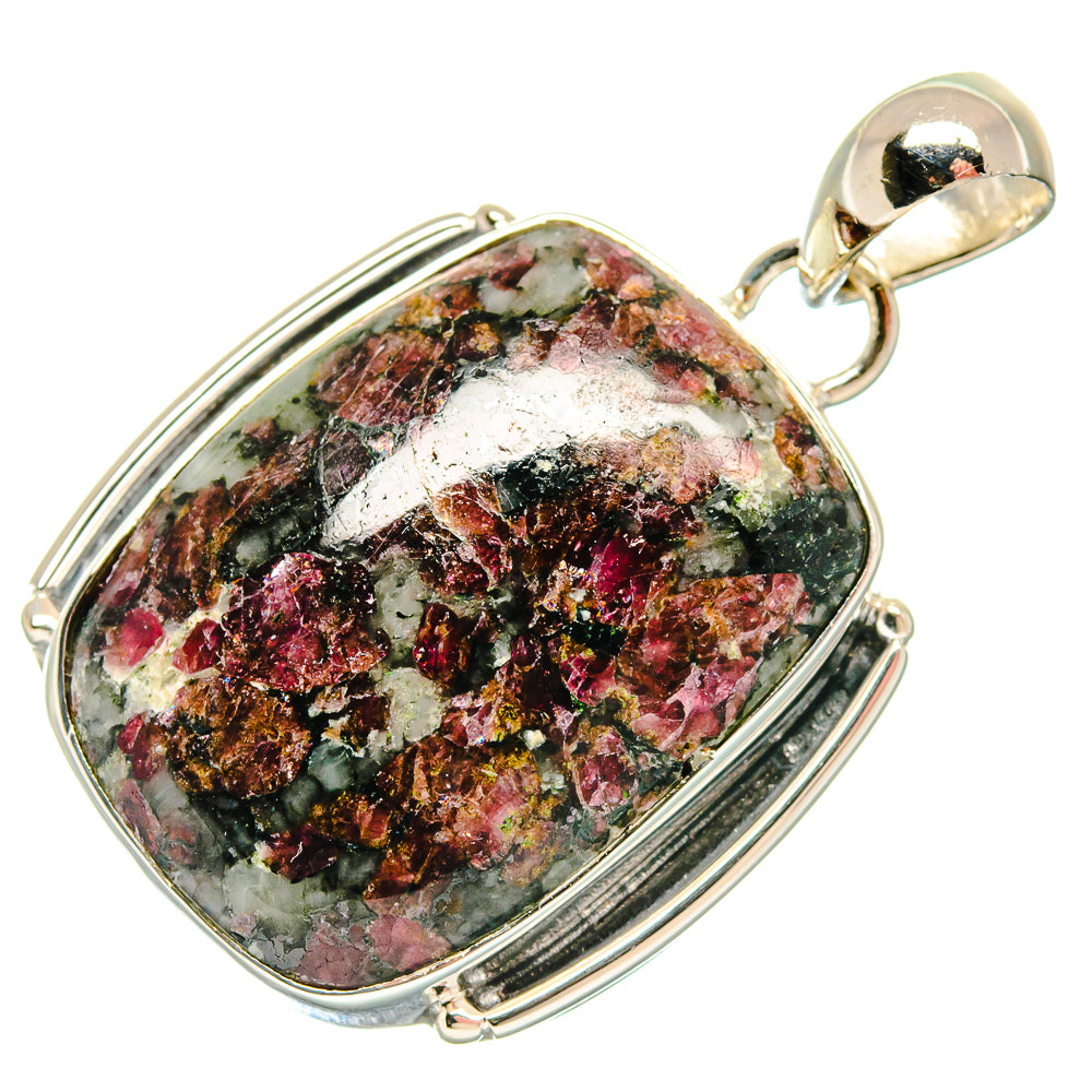 Russian Eudialyte Pendants handcrafted by Anasilvercos - PD18377