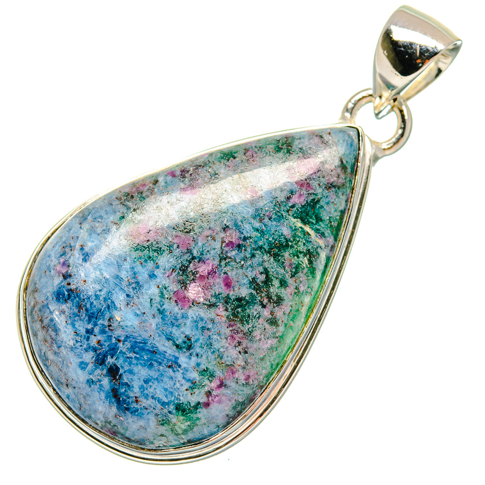 Ruby Fuchsite Pendants handcrafted by Anasilvercos - PD18420