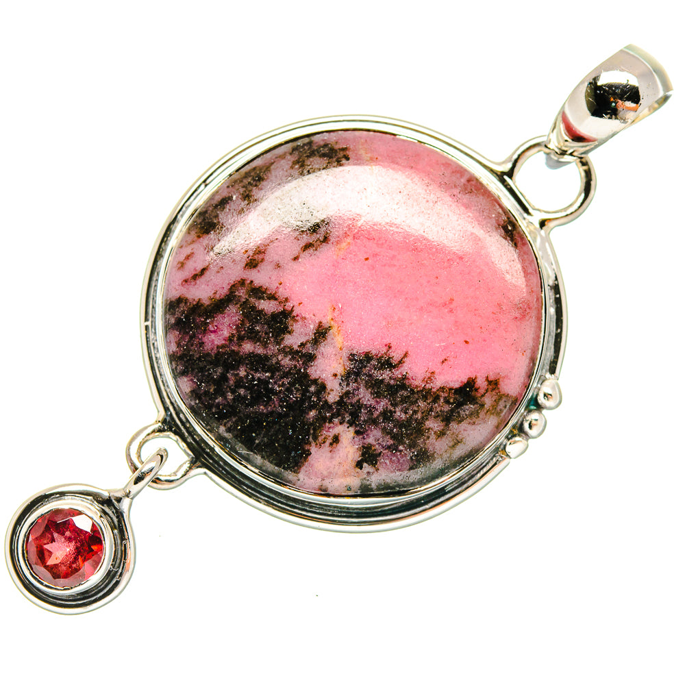 Rhodonite Pendants handcrafted by Anasilvercos - PD18422