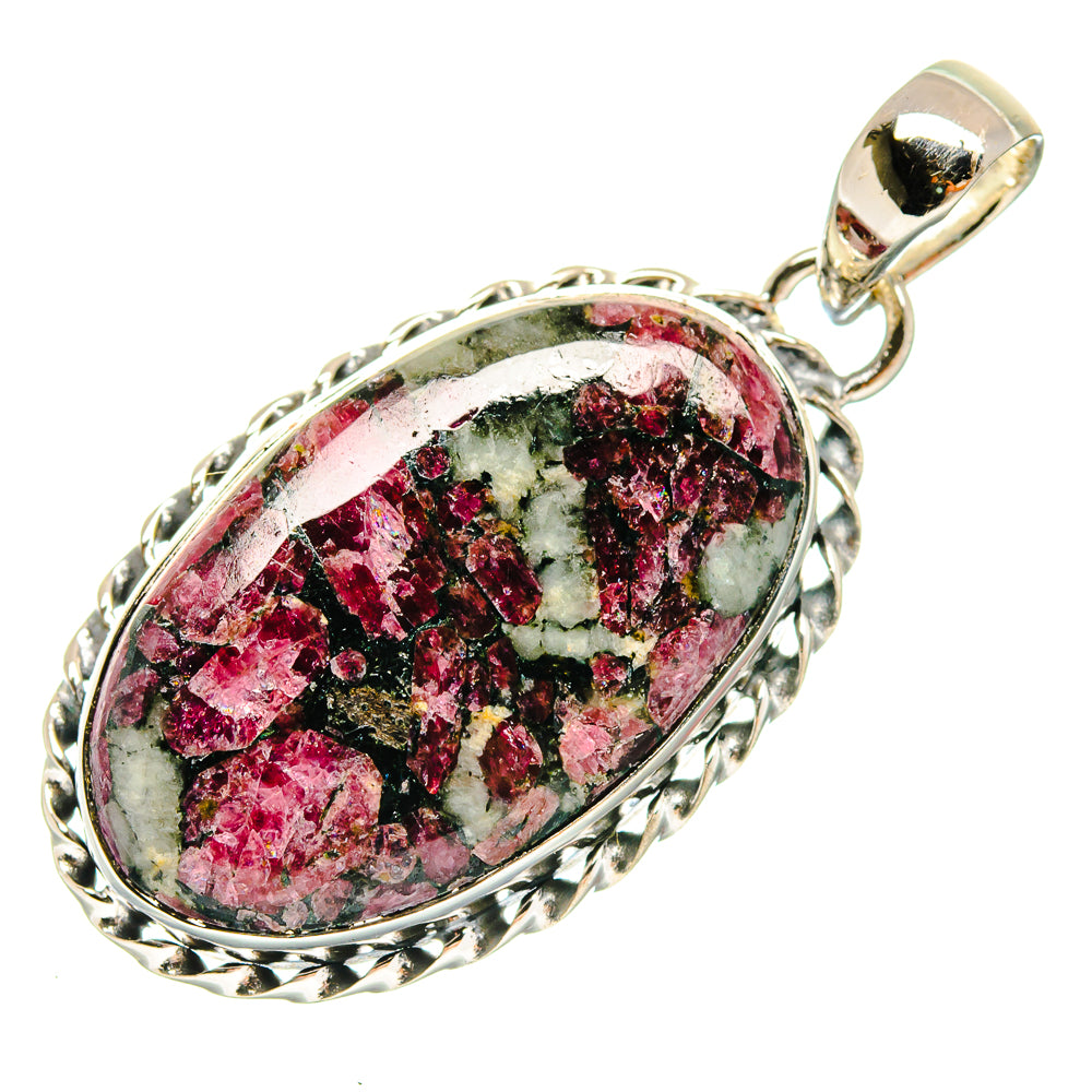 Russian Eudialyte Pendants handcrafted by Anasilvercos - PD18427
