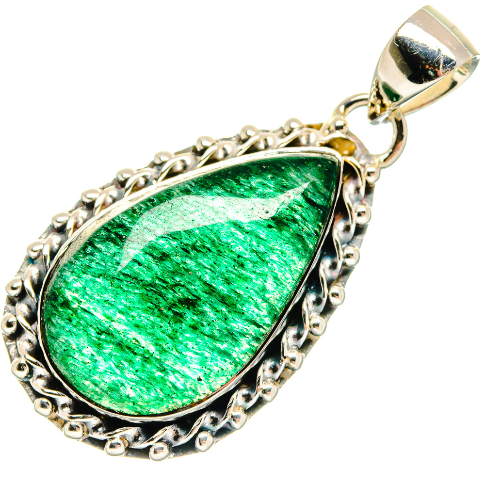 Green Aventurine Pendants handcrafted by Anasilvercos - PD18440
