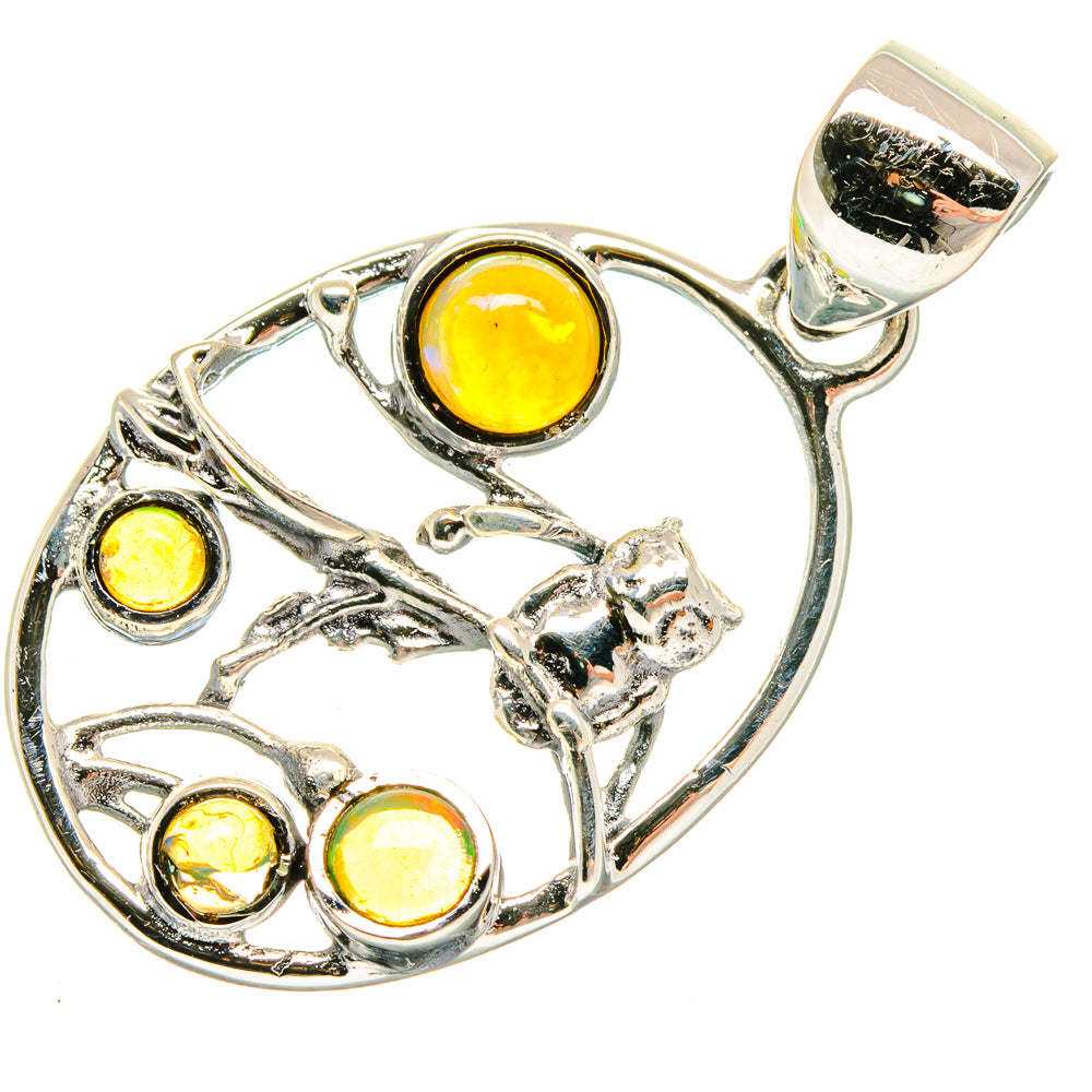 Ethiopian Opal Pendants handcrafted by Anasilvercos - PD18453