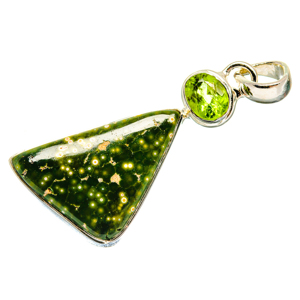 Ocean Jasper Pendants handcrafted by Anasilvercos - PD18472