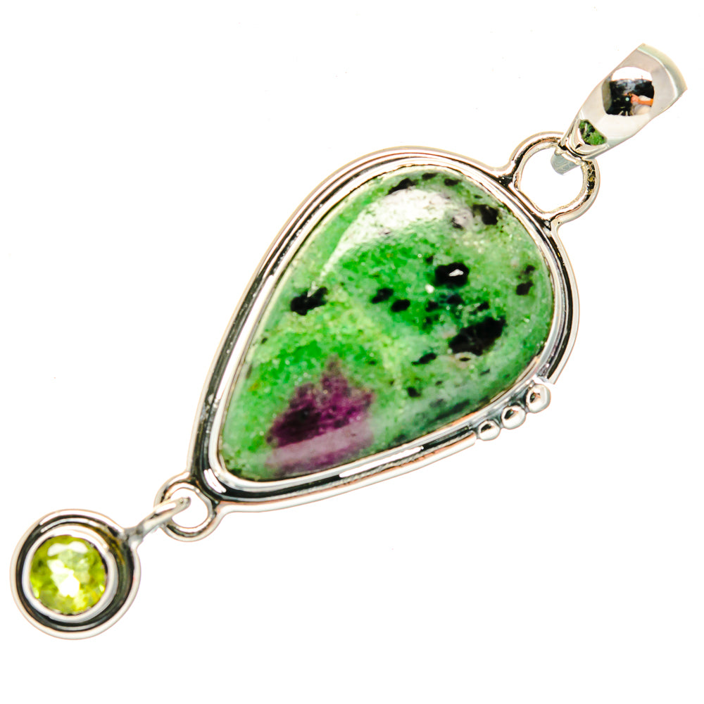 Ruby Zoisite Pendants handcrafted by Anasilvercos - PD18487