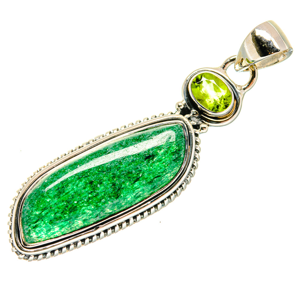 Green Aventurine Pendants handcrafted by Anasilvercos - PD18502