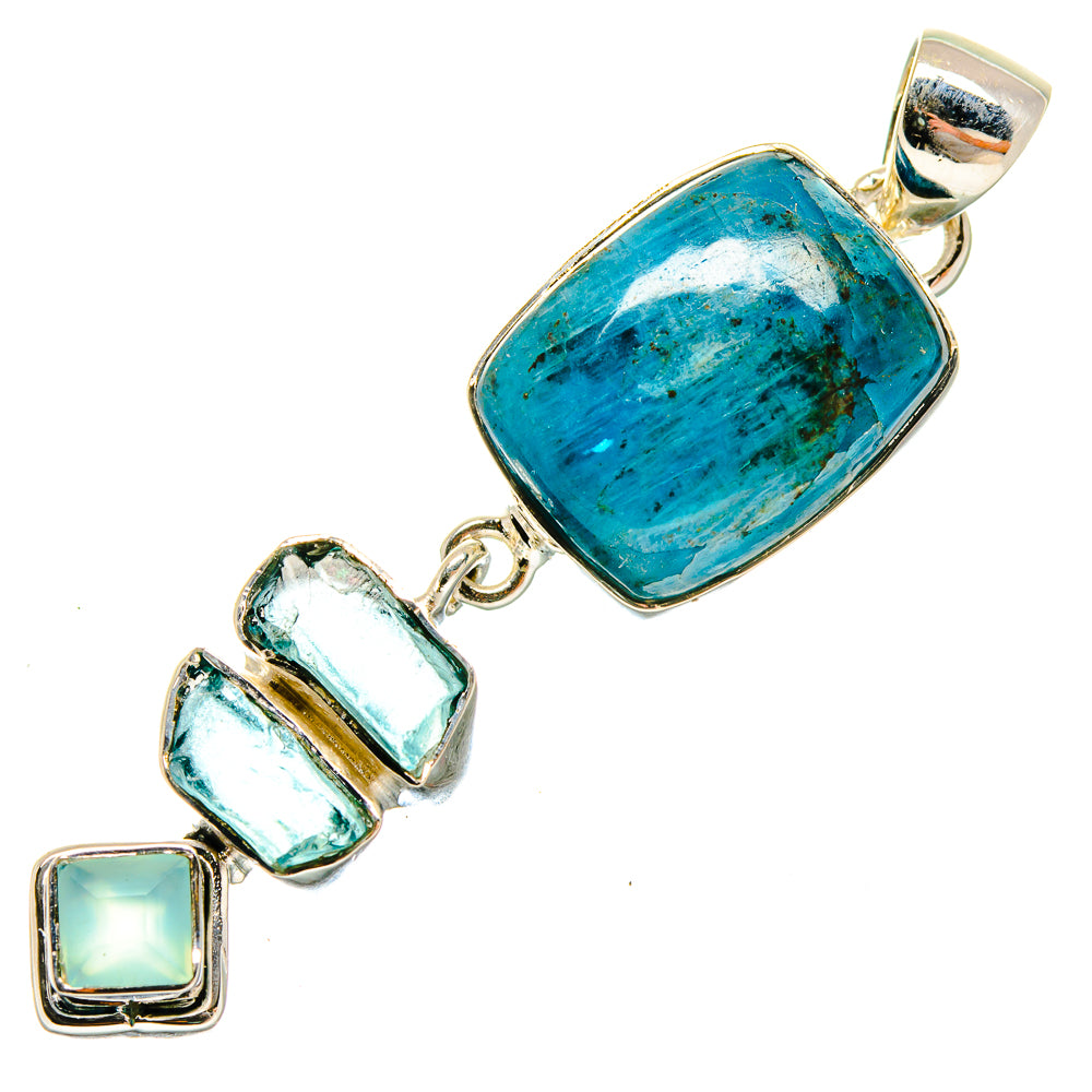 Chrysocolla Pendants handcrafted by Anasilvercos - PD18507