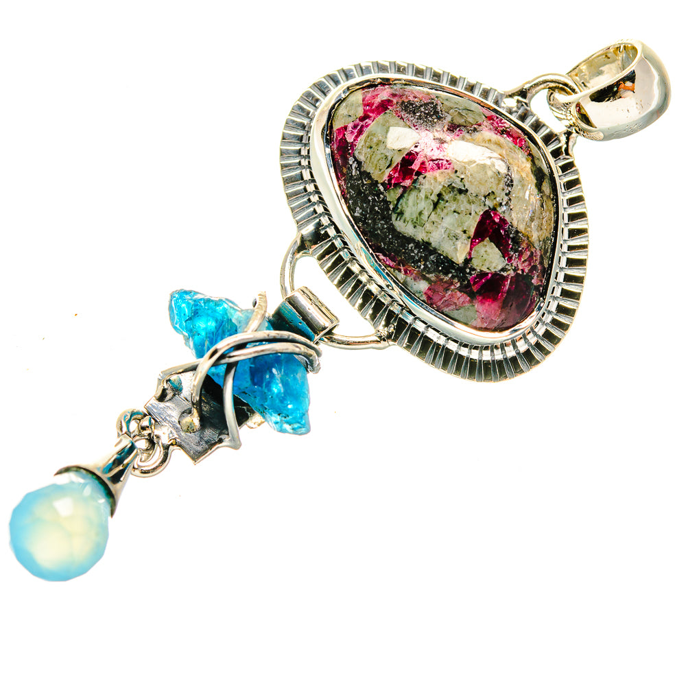 Russian Eudialyte Pendants handcrafted by Anasilvercos - PD18509