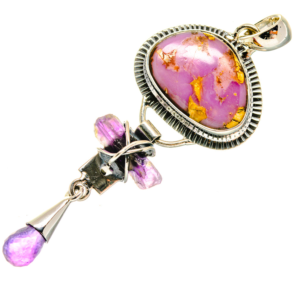 Phosphosiderite Pendants handcrafted by Anasilvercos - PD18512