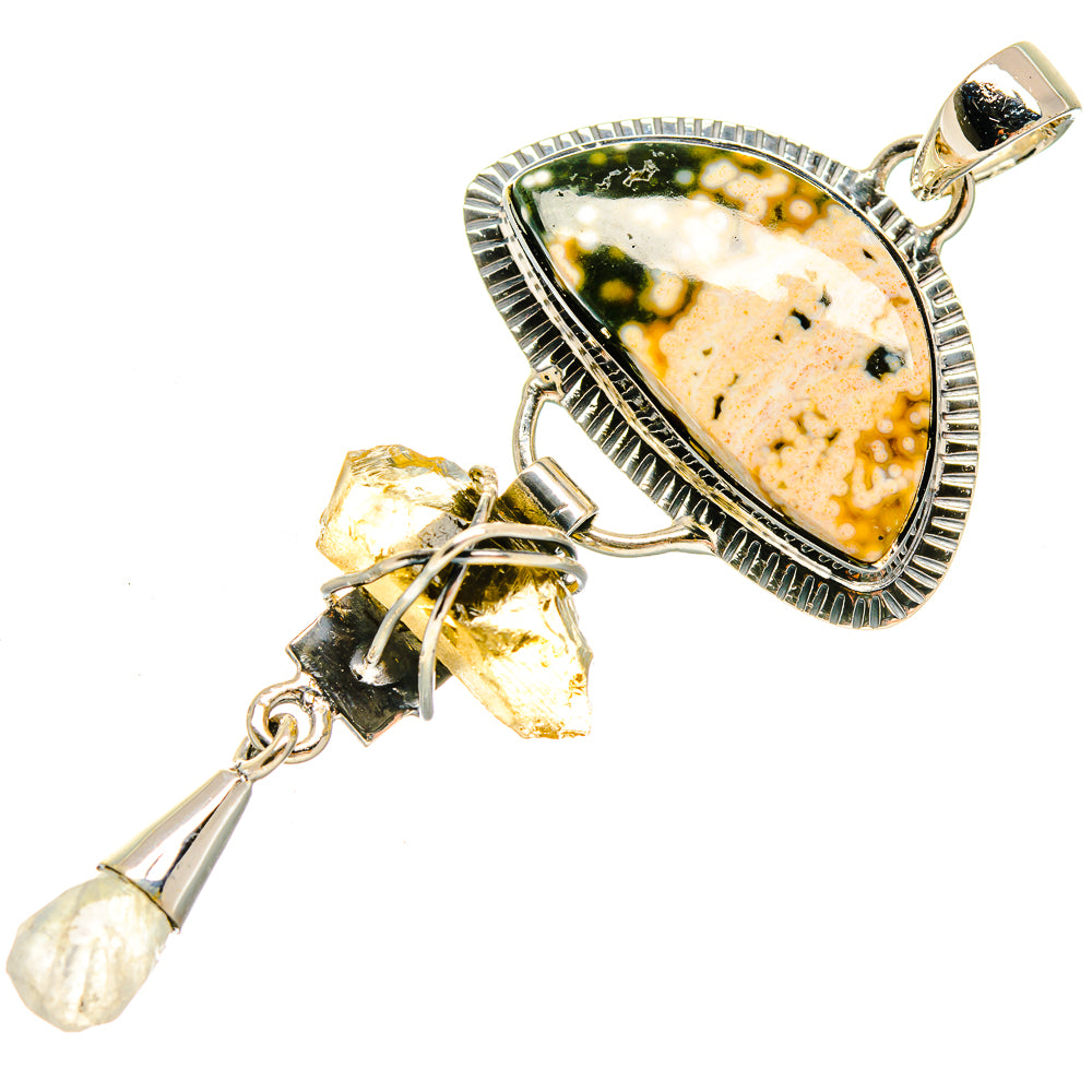 Ocean Jasper Pendants handcrafted by Anasilvercos - PD18516