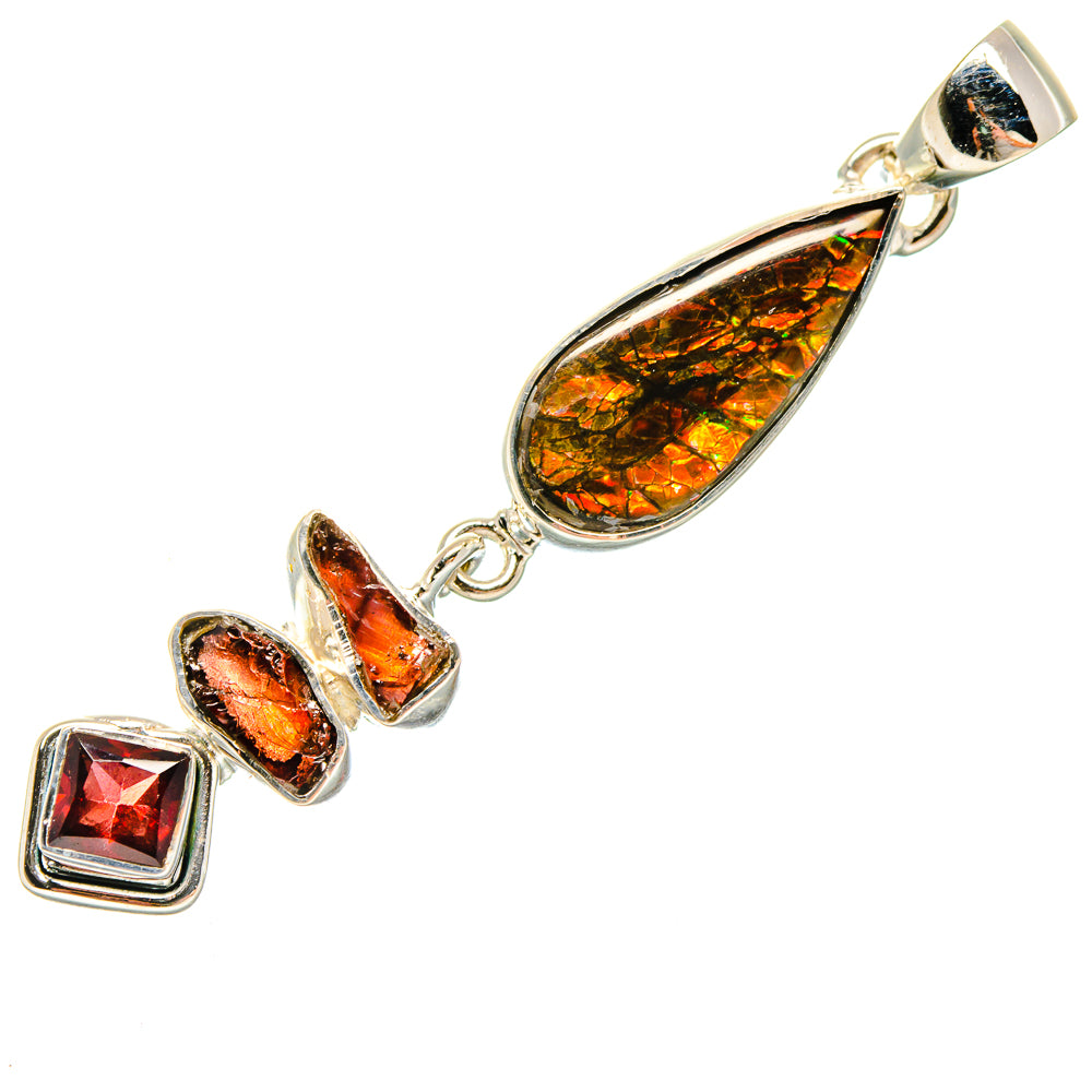Ammolite Pendants handcrafted by Anasilvercos - PD18522