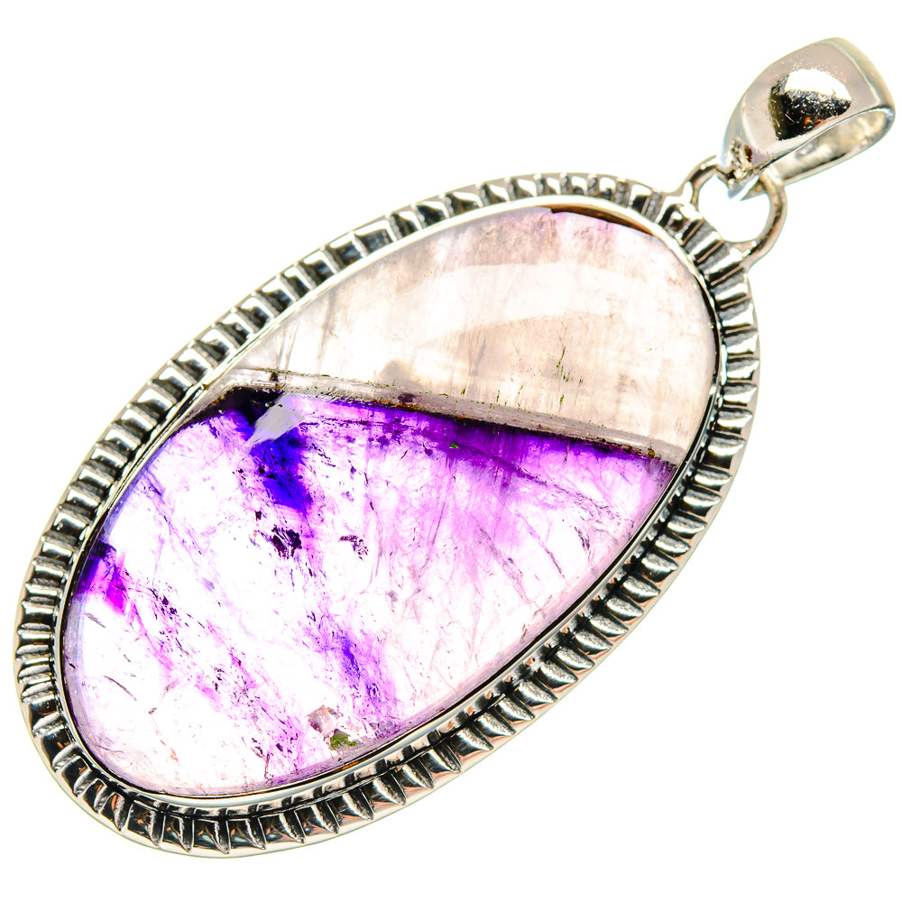 Chevron Amethyst Pendants handcrafted by Anasilvercos - PD18530