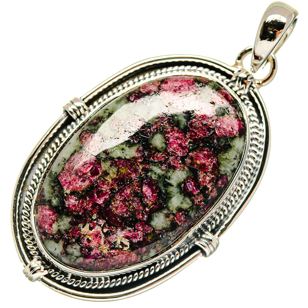 Russian Eudialyte Pendants handcrafted by Anasilvercos - PD18539