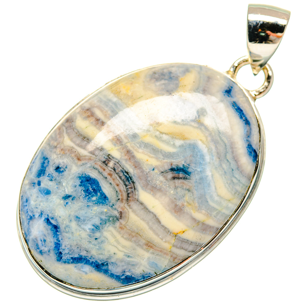 Blue Scheelite Pendants handcrafted by Anasilvercos - PD18541