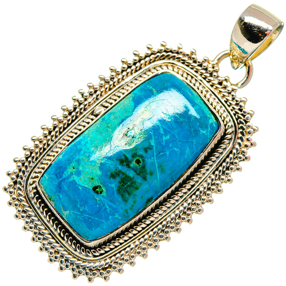 Chrysocolla Pendants handcrafted by Anasilvercos - PD18543