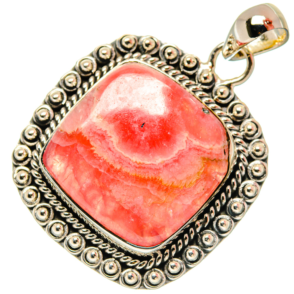 Rhodochrosite Pendants handcrafted by Anasilvercos - PD18545