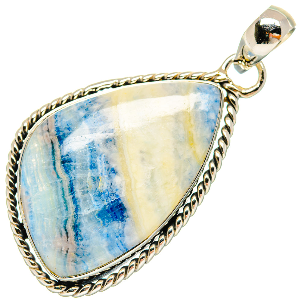 Blue Scheelite Pendants handcrafted by Anasilvercos - PD18566