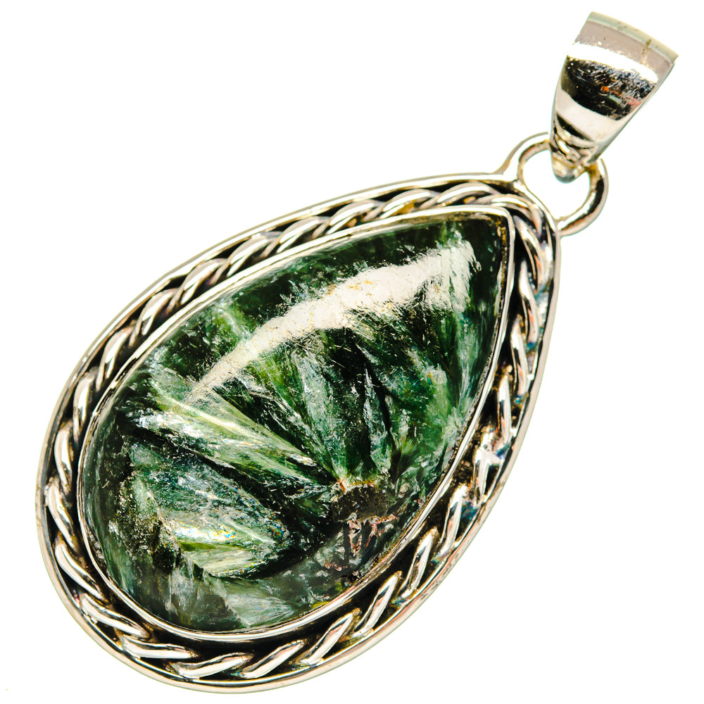 Seraphinite Pendants handcrafted by Anasilvercos - PD18567