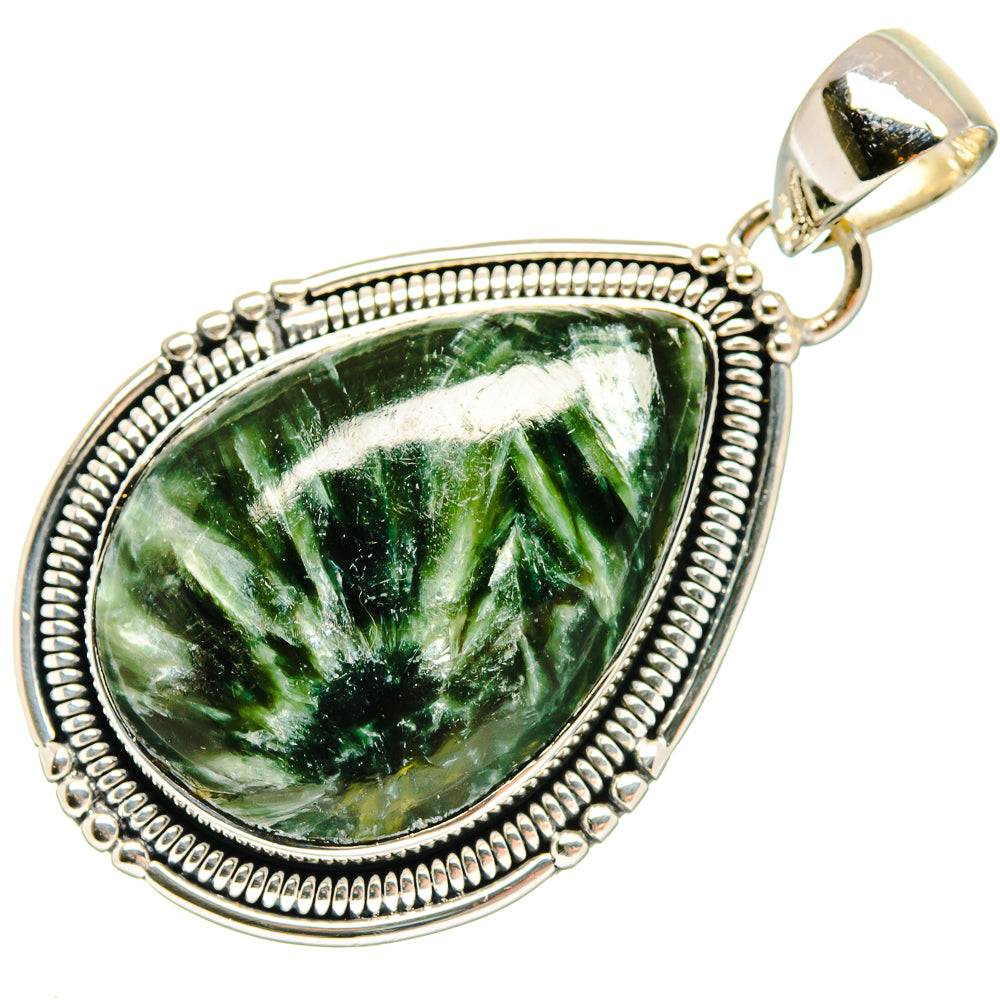 Seraphinite Pendants handcrafted by Anasilvercos - PD18573