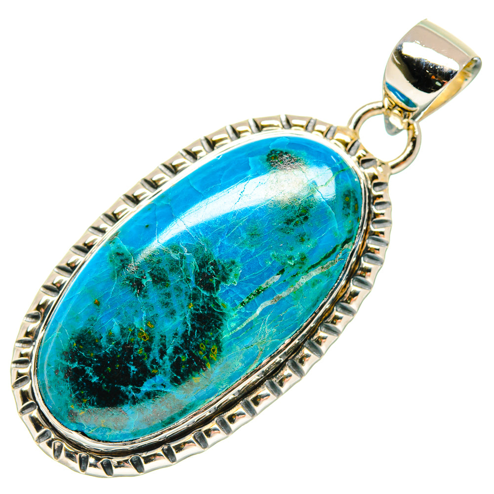 Chrysocolla Pendants handcrafted by Anasilvercos - PD18598