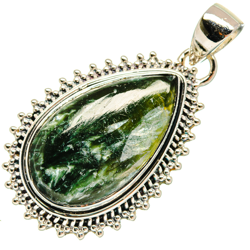 Seraphinite Pendants handcrafted by Anasilvercos - PD18606