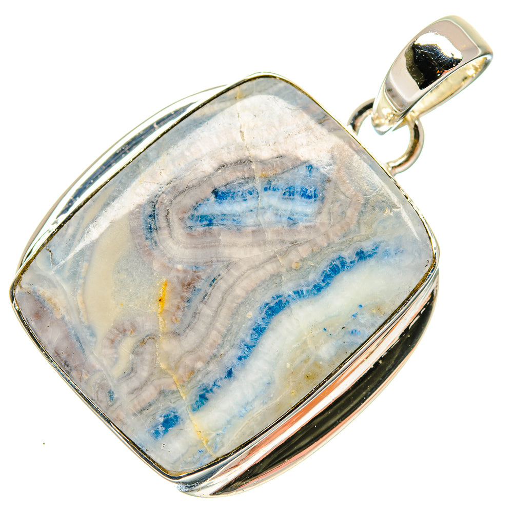 Blue Scheelite Pendants handcrafted by Anasilvercos - PD18610