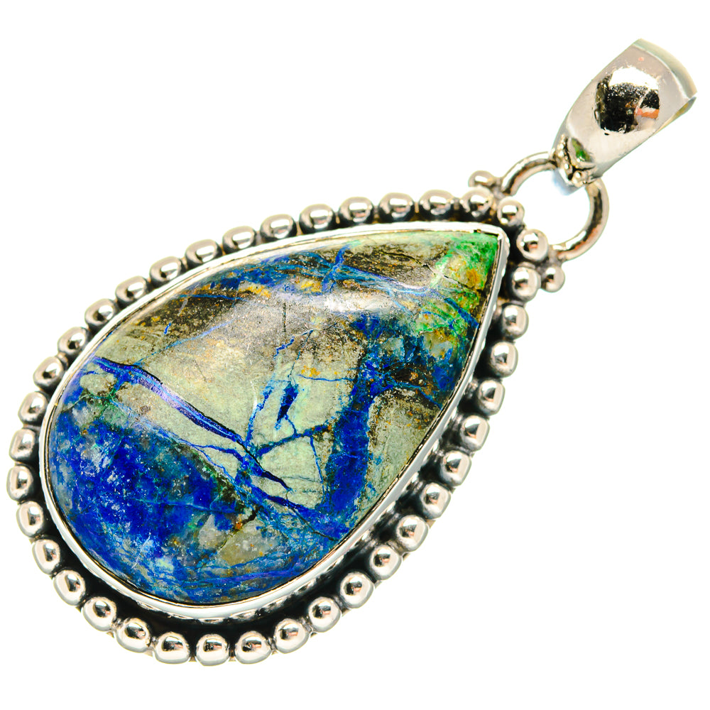 Azurite Pendants handcrafted by Anasilvercos - PD18619