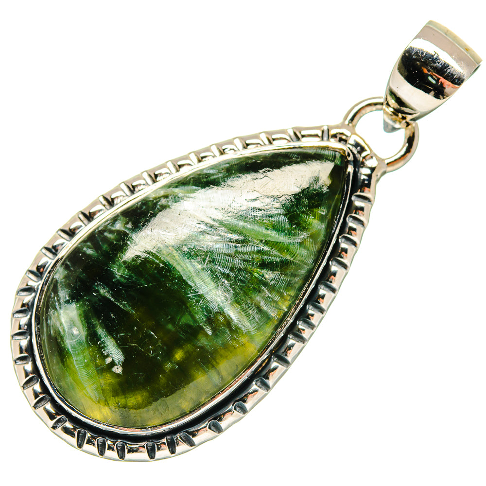 Seraphinite Pendants handcrafted by Anasilvercos - PD18623
