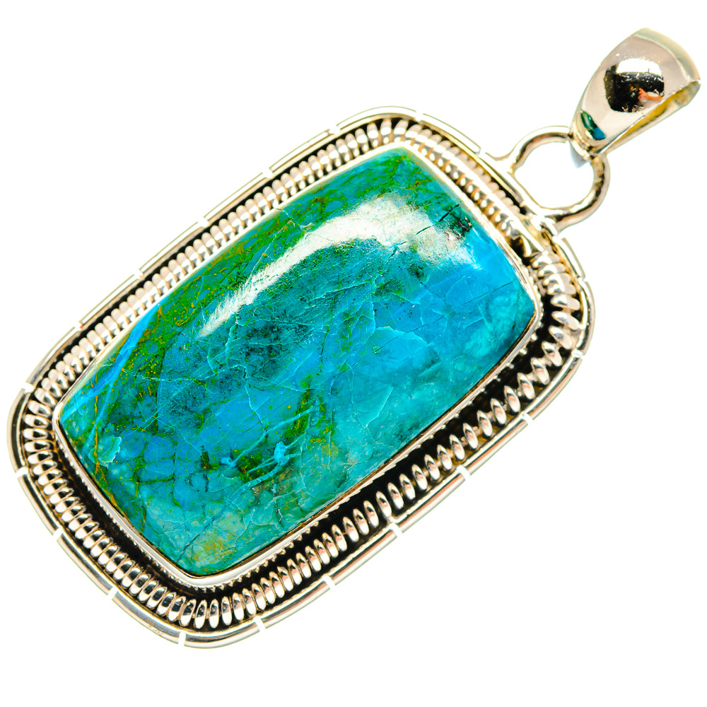 Chrysocolla Pendants handcrafted by Anasilvercos - PD18629