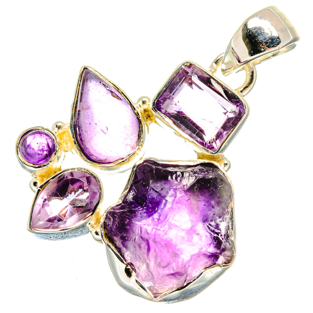 Amethyst Pendants handcrafted by Anasilvercos - PD18632
